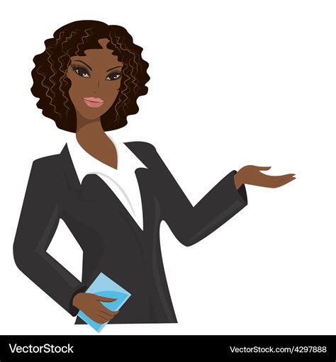 black business woman cartoon|Black Business Woman Cartoon royalty.